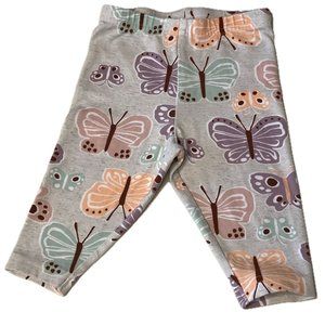 Carter's Baby Girl Jogger/Leggings Gray Multi-colored Butterflies Sz 18M
